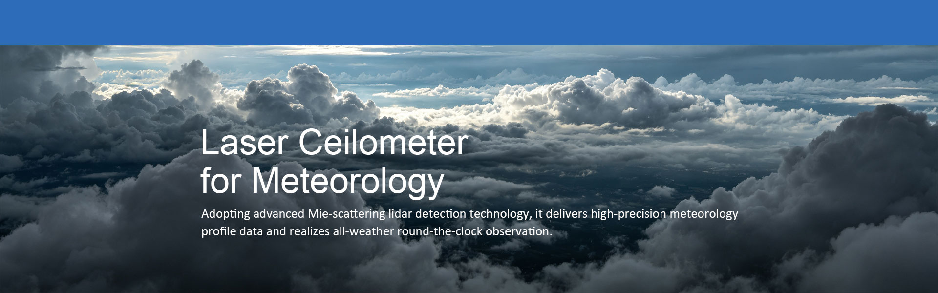 Ceilômetro Laser para Meteorologia